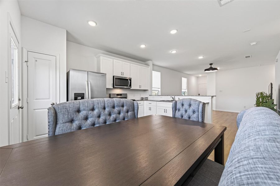 Furnished interior view inside a new home in , Porter (Image 7). Furnished interior view inside a new home in , Porter (Image 7).
