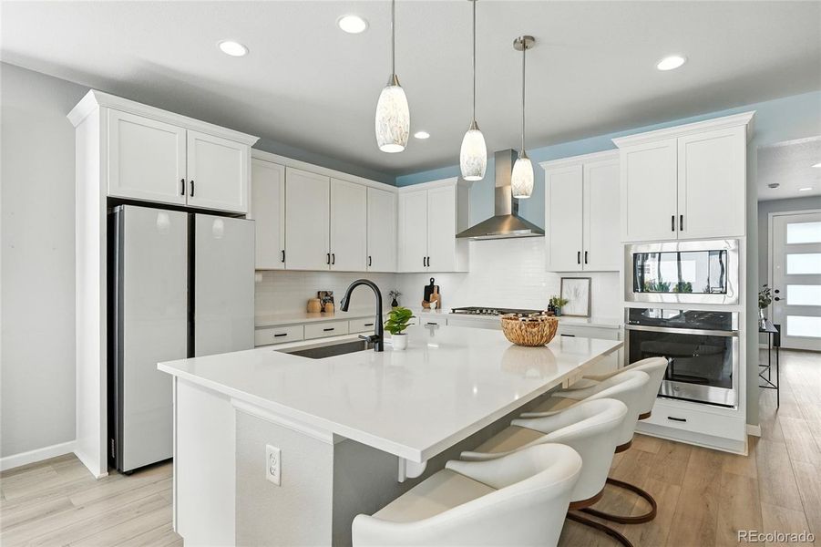 Furnished interior view inside a new home in Creekside Village, Thornton (Image 15).