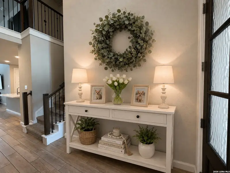 Furnished interior view inside a new home in Bison Ridge, San Antonio (Image 11). Furnished interior view inside a new home in Bison Ridge, San Antonio (Image 11).