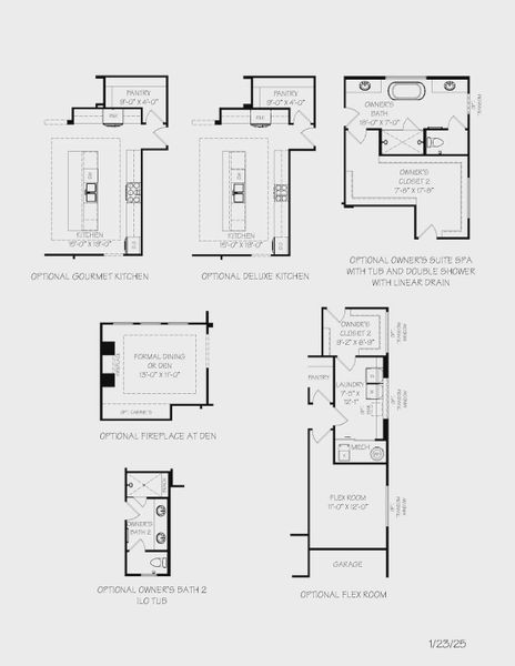 2D floor plan layout for the Provenance by Epcon Communities in The Courtyards at Holly Springs, Canton, GA (Image 44). 2D floor plan layout for the Provenance by Epcon Communities in The Courtyards at Holly Springs, Canton, GA (Image 44).