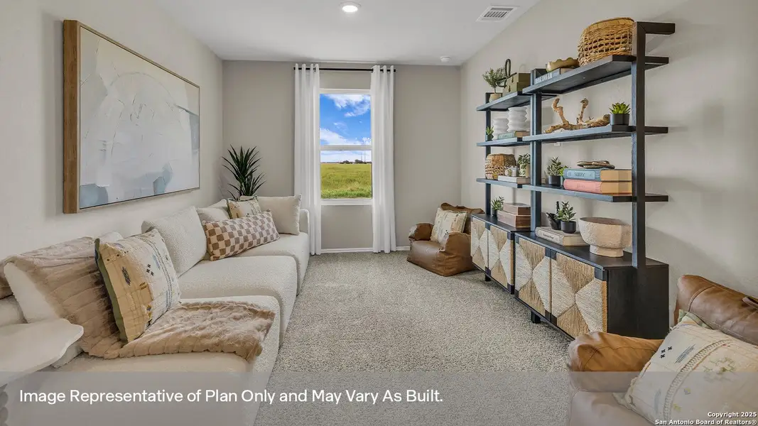 Furnished interior view inside a new home in Spring Valley, New Braunfels (Image 16).