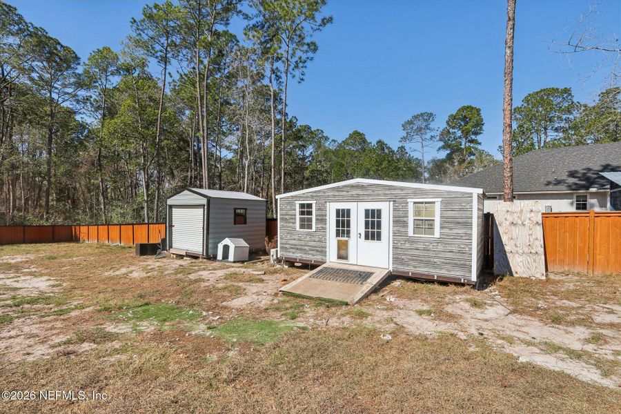 Exterior details and patio area of a home in , Middleburg (Image 30). Exterior details and patio area of a home in , Middleburg (Image 30).