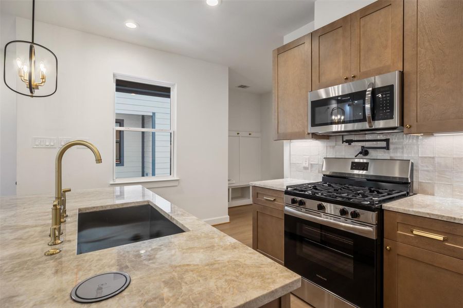 Furnished interior view inside a new home in , Houston (Image 6).