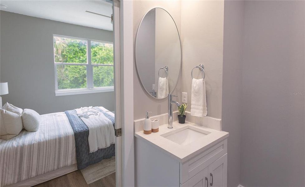 Furnished interior view inside a new home in , Tampa (Image 17). Furnished interior view inside a new home in , Tampa (Image 17).