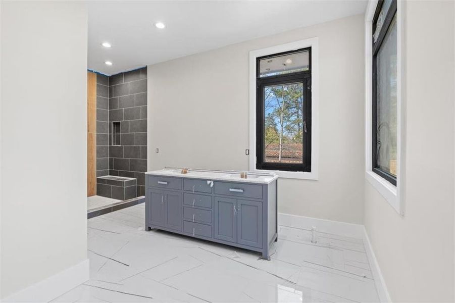 Furnished interior view inside a new home in , Marietta (Image 10).