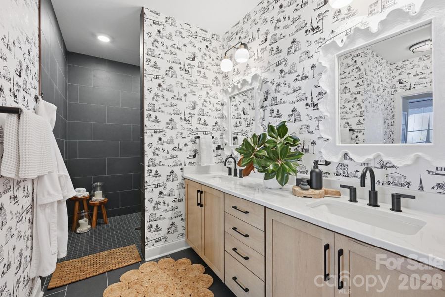 Furnished interior view inside a new home in , Mooresville (Image 17).