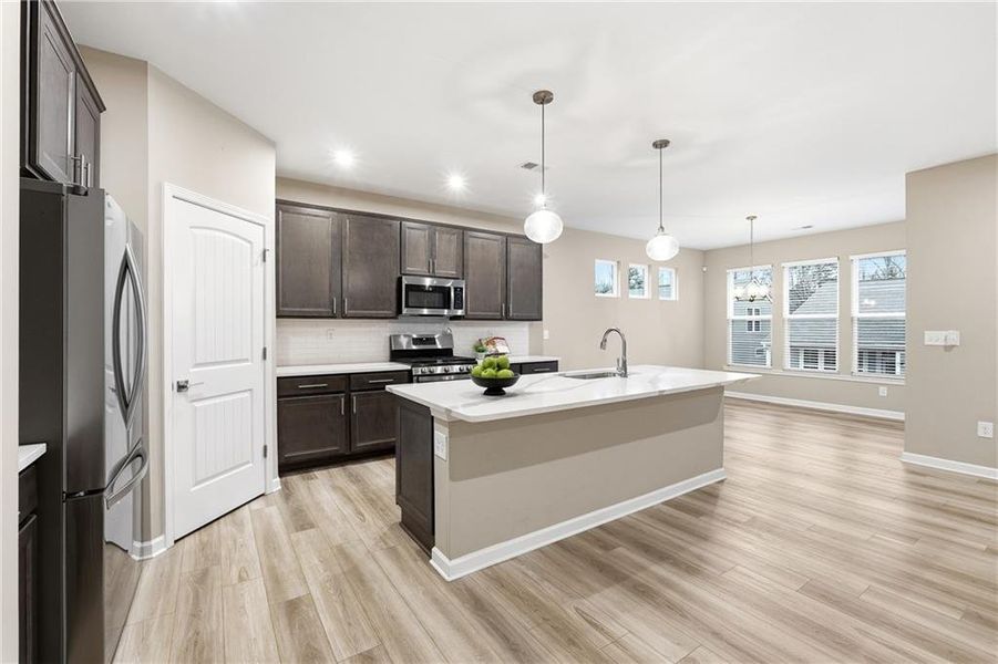 Furnished interior view inside a new home in Poplar Place, Dallas (Image 13).