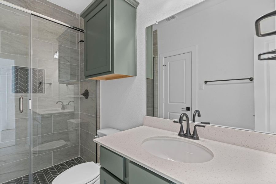 Furnished interior view inside a new home in Harvest Green - Final Opportunities, Richmond (Image 6).