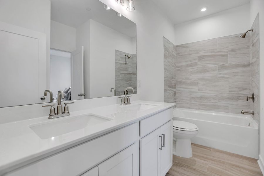 Representative furnished interior of a home built from the Keystone by Beazer Homes in Poppy at GreenHouse, Marietta (Image 16).