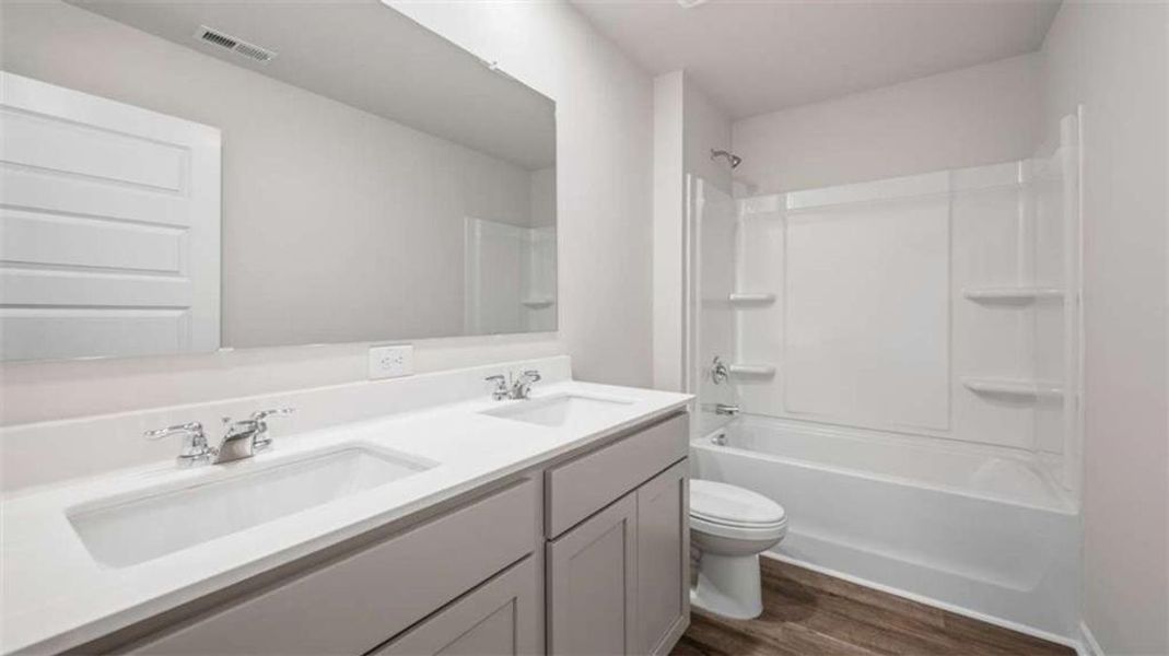 Furnished interior view inside a new home in Bridle Creek, Locust Grove (Image 8).
