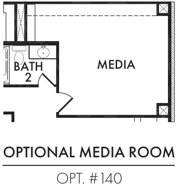 Media (eliminates Bedroom 4) Media (eliminates Bedroom 4)