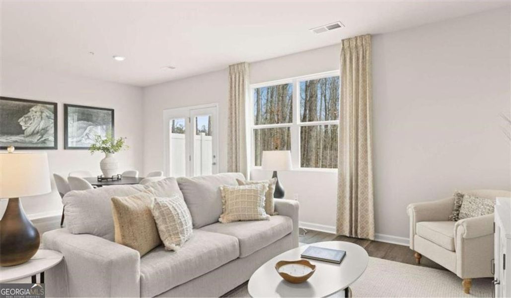 Furnished interior view inside a new home in Echo Glen, Stockbridge (Image 17).