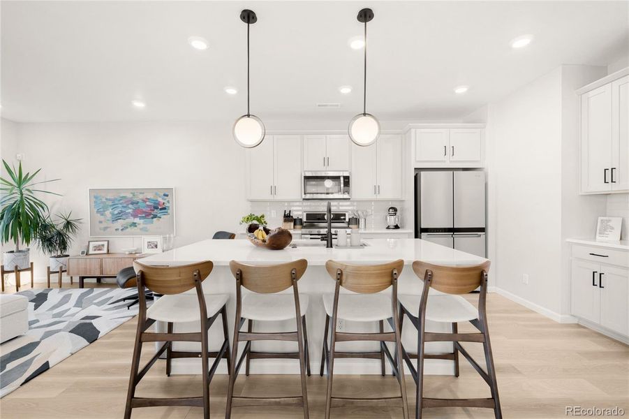 Furnished interior view inside a new home in , Littleton (Image 25). Furnished interior view inside a new home in , Littleton (Image 25).