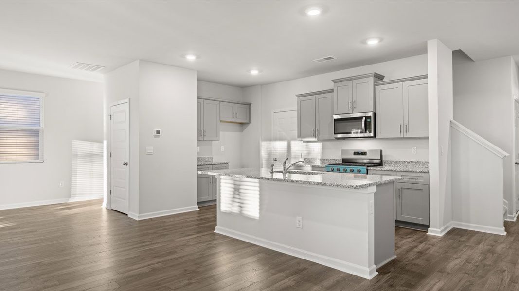 Furnished interior view inside a new home in Southwind Village, Evans (Image 3).
