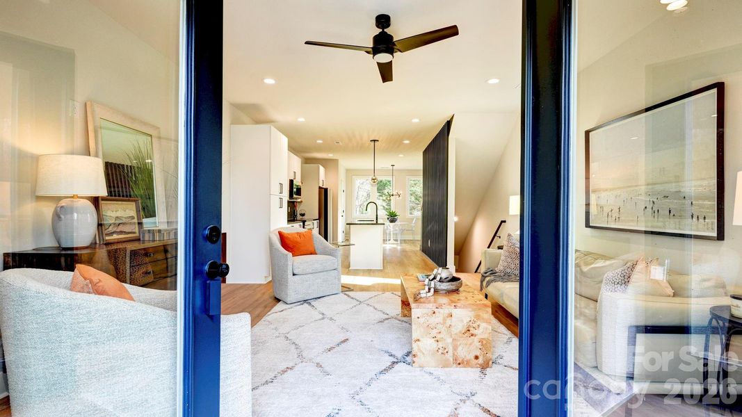 Furnished interior view inside a new home in , Charlotte (Image 28). Furnished interior view inside a new home in , Charlotte (Image 28).