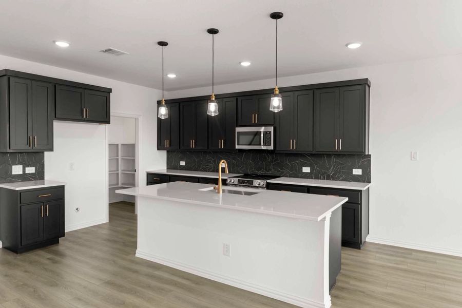Kitchen featuring the Noir Collection