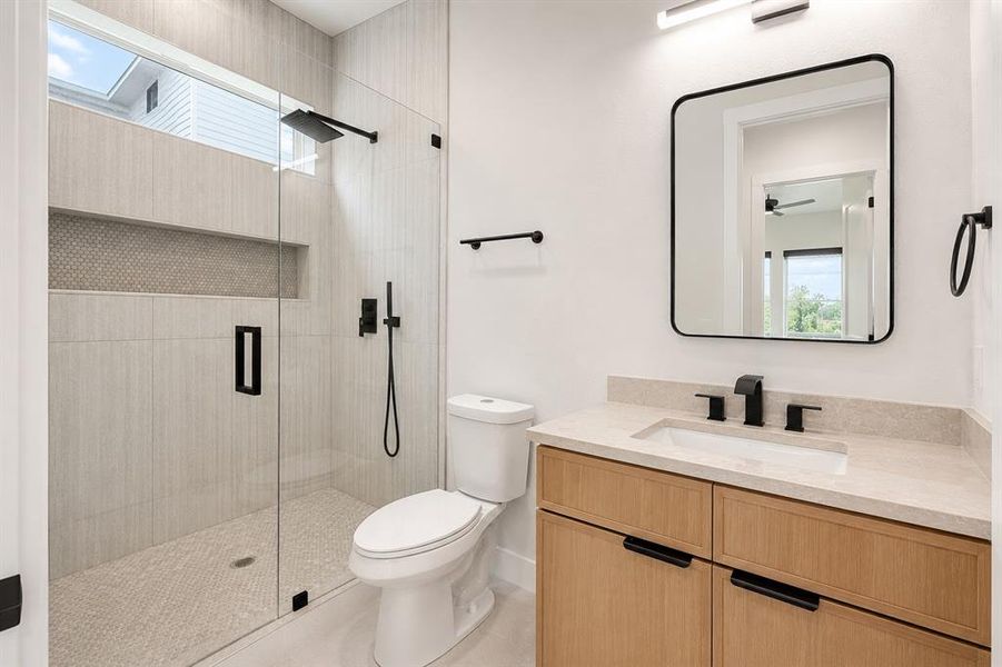 Furnished interior view inside a new home in , Dallas (Image 11).