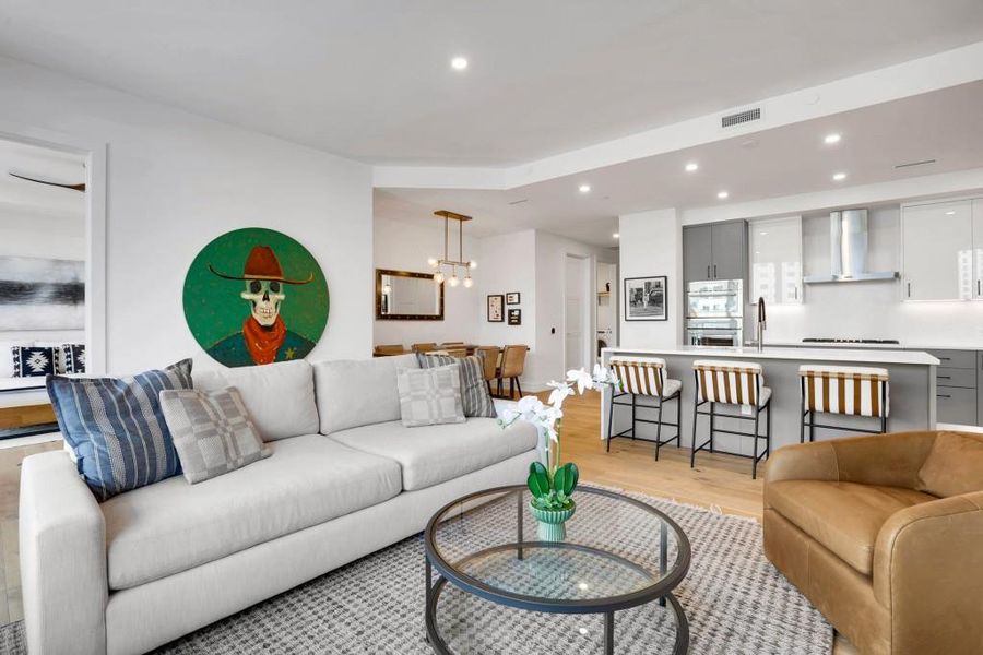 Furnished interior view inside a new home in The Dillon Buckhead, Atlanta (Image 14). Furnished interior view inside a new home in The Dillon Buckhead, Atlanta (Image 14).