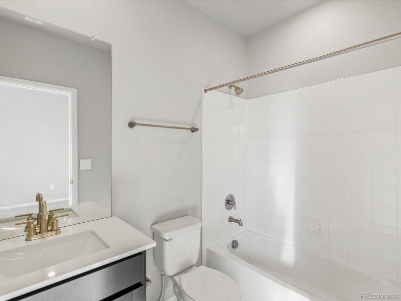 Furnished interior view inside a new home in Poudre Heights: The Alpine Collection, Windsor (Image 11). Furnished interior view inside a new home in Poudre Heights: The Alpine Collection, Windsor (Image 11).