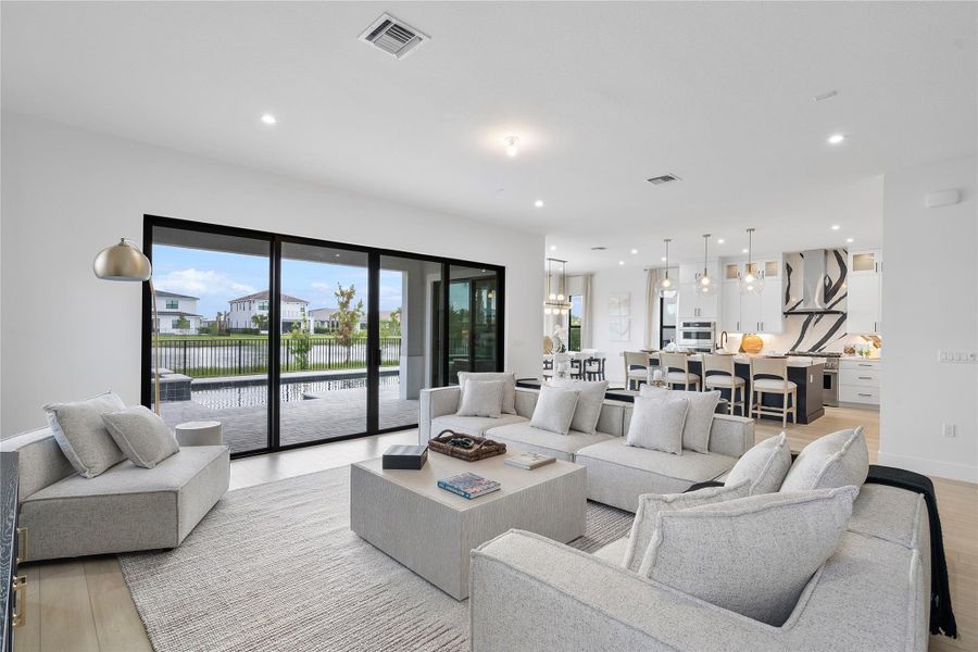 Furnished interior view inside a new home in Solana Bay at Avenir, Palm Beach Gardens (Image 44). Furnished interior view inside a new home in Solana Bay at Avenir, Palm Beach Gardens (Image 44).