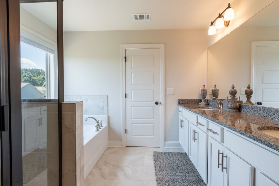 Furnished interior view inside a new home in Calgary Downs, Winder (Image 23). Furnished interior view inside a new home in Calgary Downs, Winder (Image 23).
