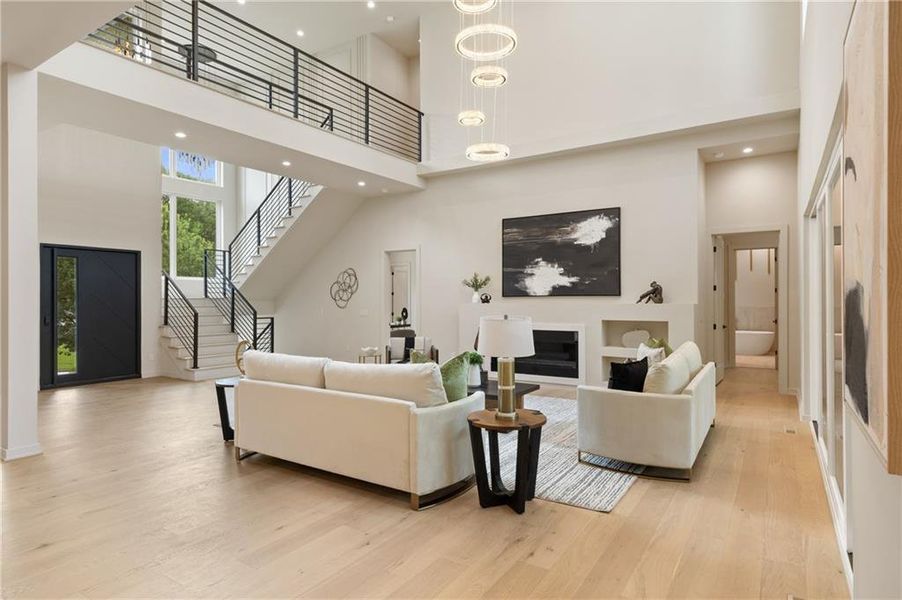 Furnished interior view inside a new home in , Sandy Springs (Image 22). Furnished interior view inside a new home in , Sandy Springs (Image 22).