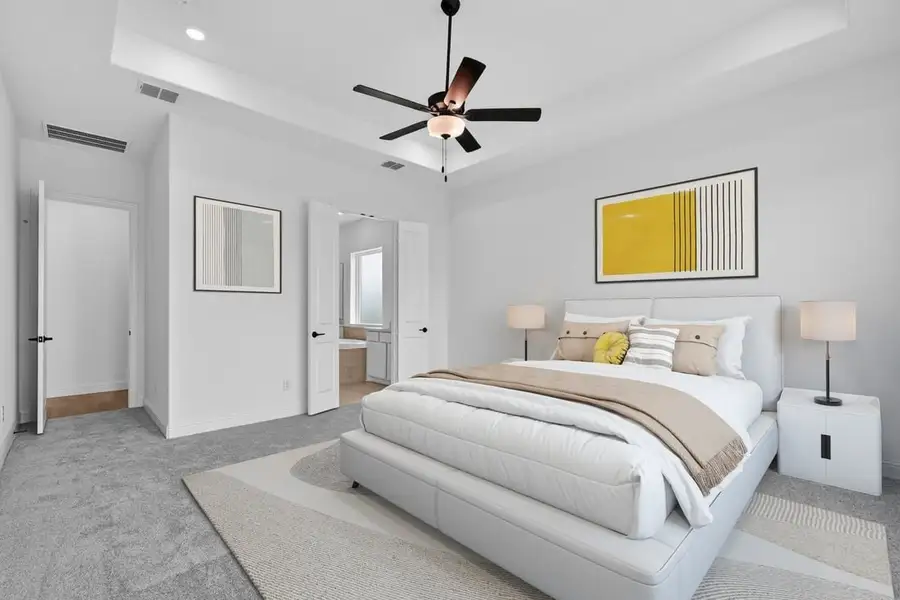 Representative furnished interior of a home built from the Sardonyx by Taylor Morrison in The Ridge at Northlake, Argyle (Image 9).