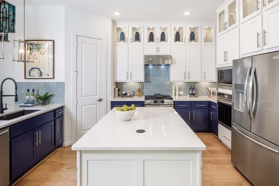 Furnished interior view inside a new home in Woodforest Townhomes, Montgomery (Image 6).