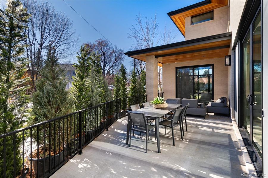 Exterior details and patio area of a home in , Denver (Image 2).