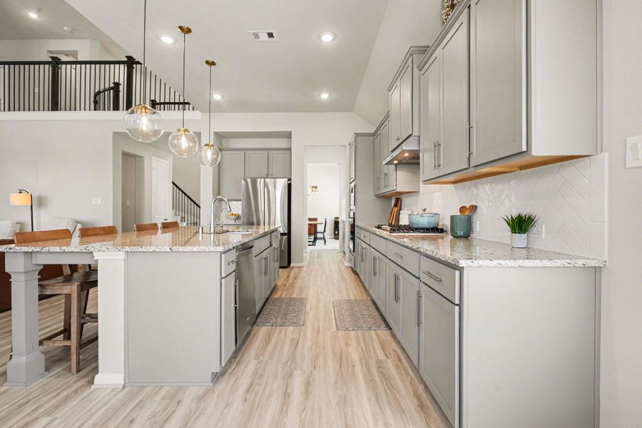 Furnished interior view inside a new home in Coastal Point, League City (Image 17). Furnished interior view inside a new home in Coastal Point, League City (Image 17).