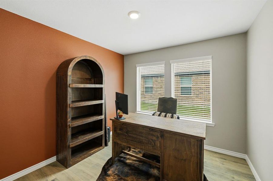 Furnished interior view inside a new home in , Fate (Image 27).