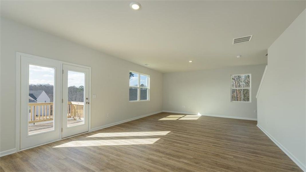 Spacious, unfurnished interior of a new home in Brooks Village, Dacula (Image 32).
