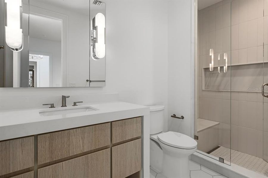 Furnished interior view inside a new home in , Orlando (Image 18).