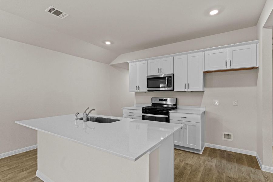 Furnished interior view inside a new home in Whisper South, San Marcos (Image 10).