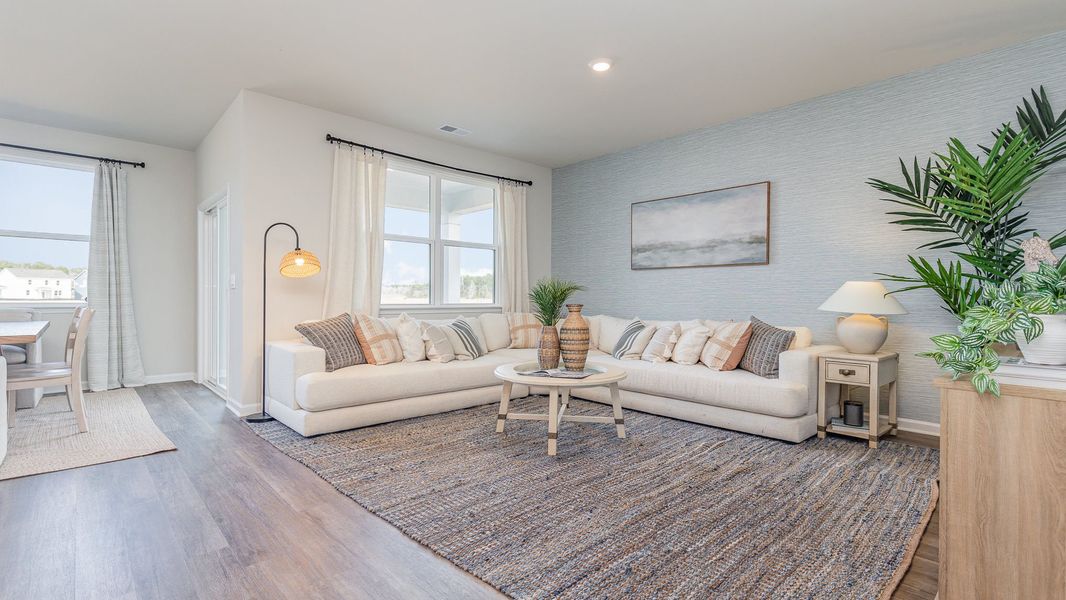 Furnished interior view inside a new home in Auberon Woods, Conway (Image 8). Furnished interior view inside a new home in Auberon Woods, Conway (Image 8).
