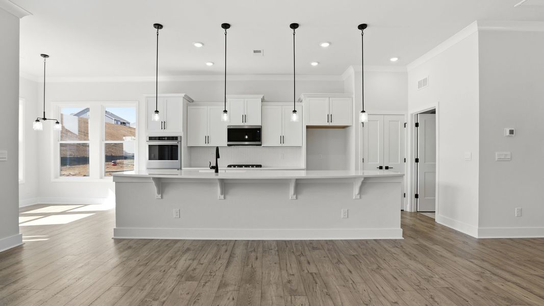 Furnished interior view inside a new home in Cottonwood Ridge, Piedmont (Image 5).
