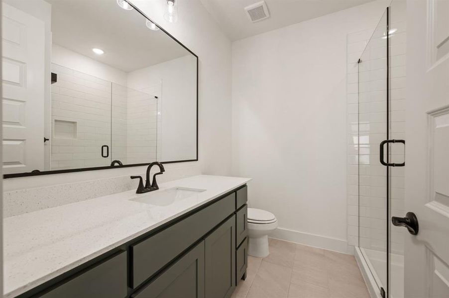 Furnished interior view inside a new home in Parks of Aledo, Aledo (Image 14).