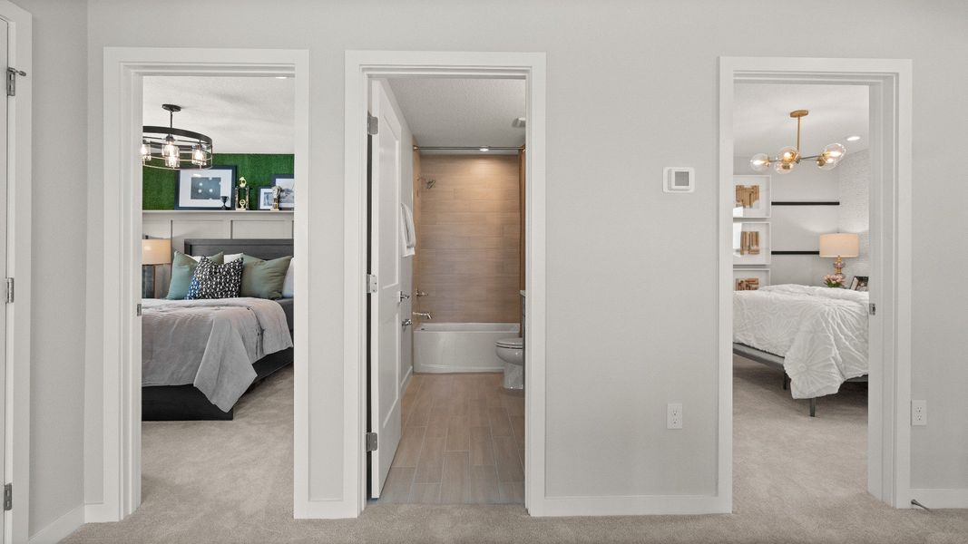 Representative furnished interior of a home built from the Jupiter by DRB Homes in Liberty Trace, Haines City (Image 34).