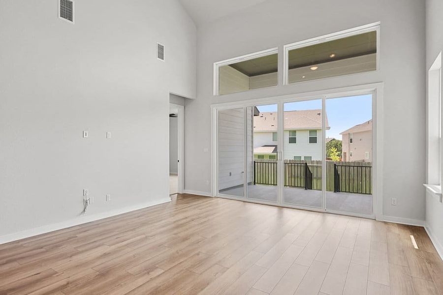Spacious, unfurnished interior of a new home in Lariat, Liberty Hill (Image 21). Spacious, unfurnished interior of a new home in Lariat, Liberty Hill (Image 21).