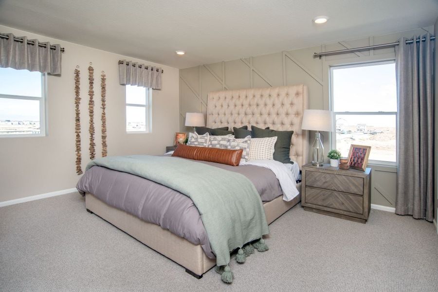 Representative furnished interior of a home built from the 1671 by KB Home in Turnberry Villas, Commerce City (Image 7).