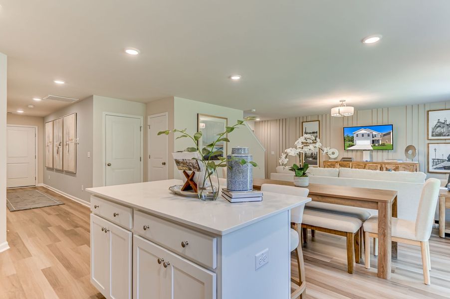 Representative furnished interior of a home built from the Frazier by Stanley Martin Homes in Essence at Bent Creek Village, Thomson (Image 141). Representative furnished interior of a home built from the Frazier by Stanley Martin Homes in Essence at Bent Creek Village, Thomson (Image 141).