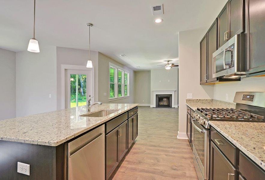 Furnished interior view inside a new home in Creek Pointe, Moncks Corner (Image 9).
