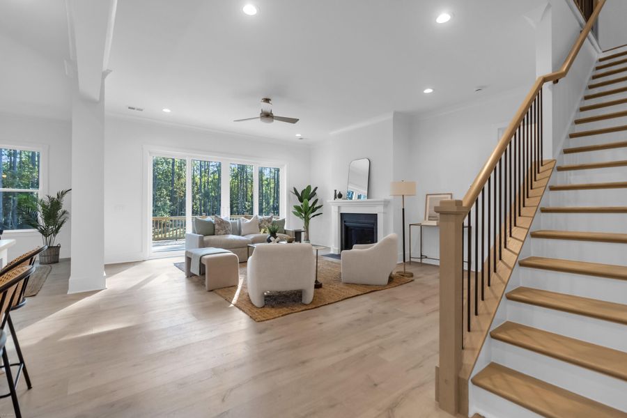 Furnished interior view inside a new home in , Moncks Corner (Image 6). Furnished interior view inside a new home in , Moncks Corner (Image 6).