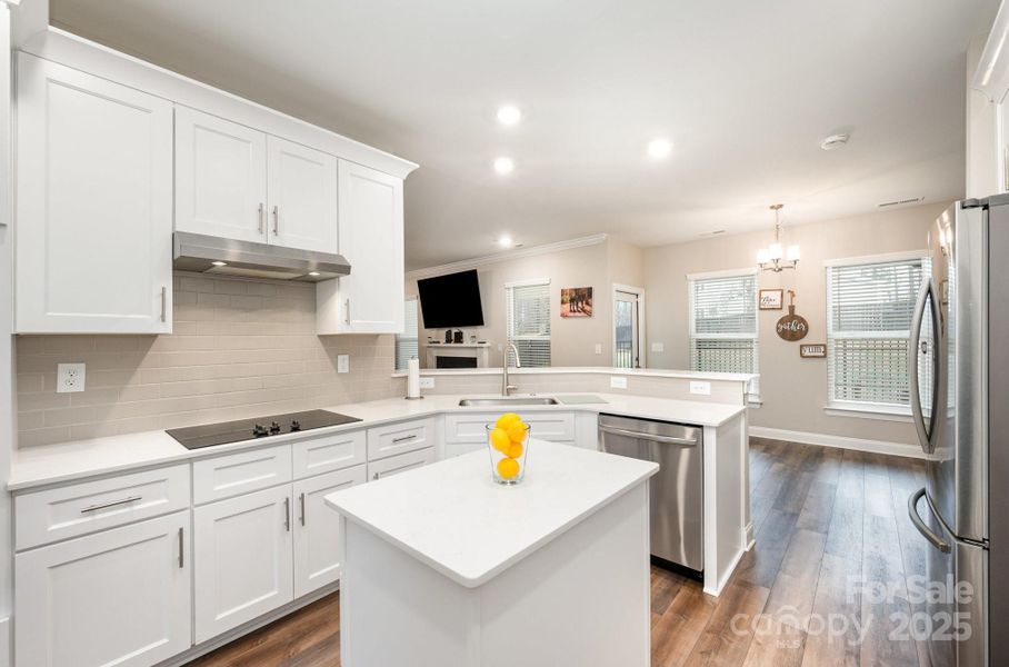 Furnished interior view inside a new home in , Statesville (Image 16).