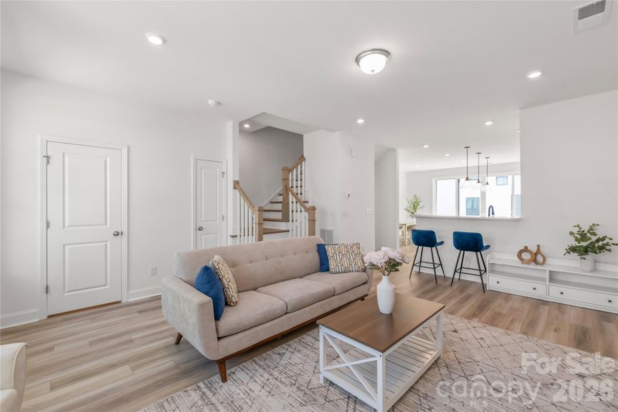 Furnished interior view inside a new home in , Charlotte (Image 10).