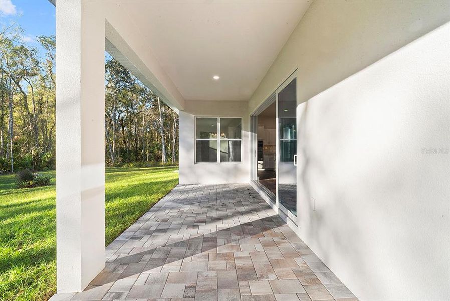 Exterior details and patio area of a home in , Brooksville (Image 19).