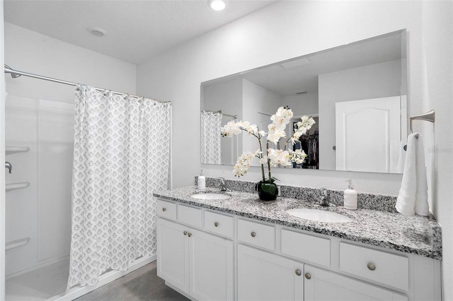 Furnished interior view inside a new home in Oak Leaf Preserve, New Smyrna Beach (Image 44). Furnished interior view inside a new home in Oak Leaf Preserve, New Smyrna Beach (Image 44).