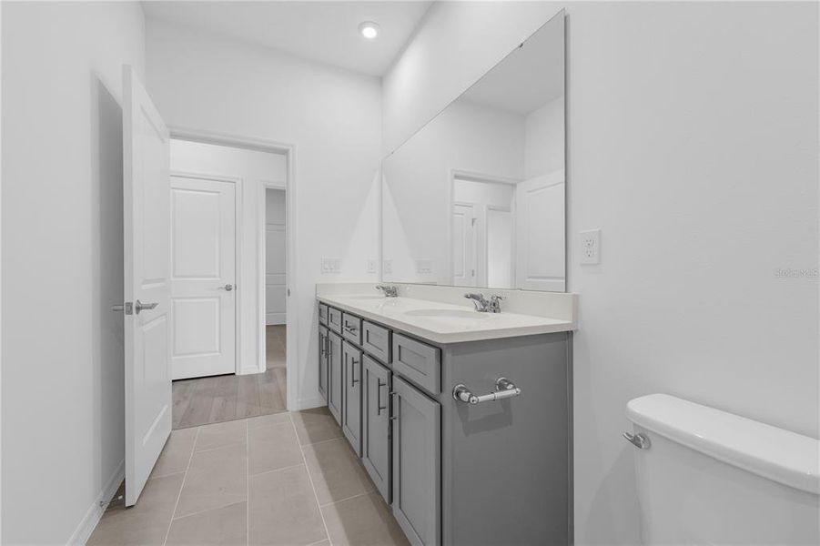 Furnished interior view inside a new home in Country Club Estates, Palm Bay (Image 27). Furnished interior view inside a new home in Country Club Estates, Palm Bay (Image 27).