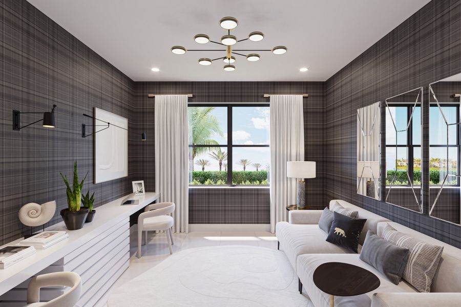 Representative furnished interior of a home built from the Lucia by GL Homes in Valencia Parc at Riverland, Port St. Lucie (Image 12).