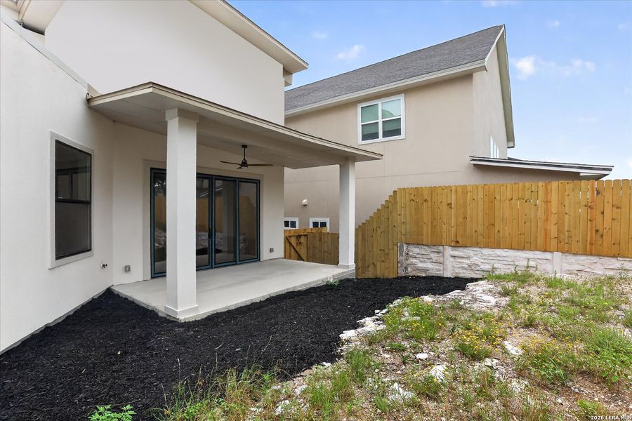 Exterior details and patio area of a home in , San Antonio (Image 4). Exterior details and patio area of a home in , San Antonio (Image 4).